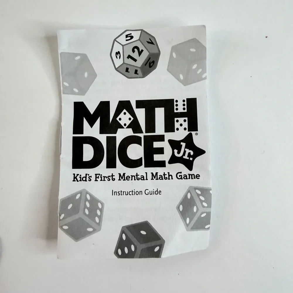 Thinkfun Math Dice Jr.-Kids First Mental Math Game - Picture 2 of 6